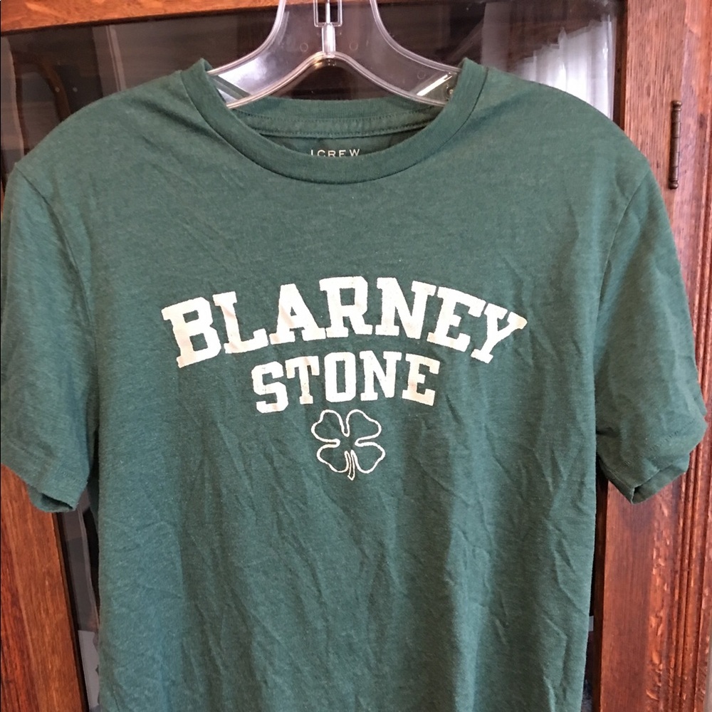 J. Crew Green Blarney Stone T-Shirt